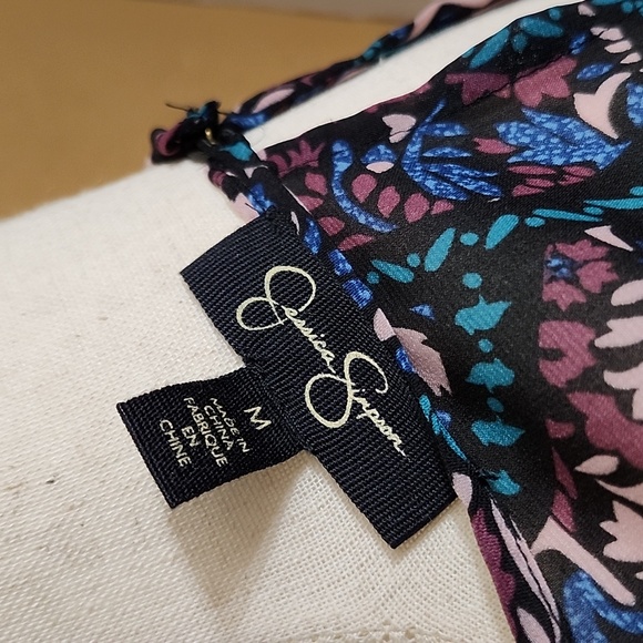 Jessica Simpson multicolor rayon mid sleeve tunic - Picture 3 of 4